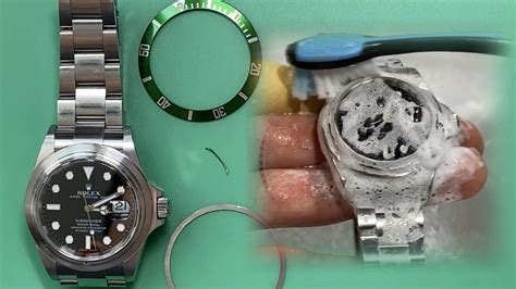 how to remove rolex ceramic bezel insert|genuine rolex submariner bezel insert.